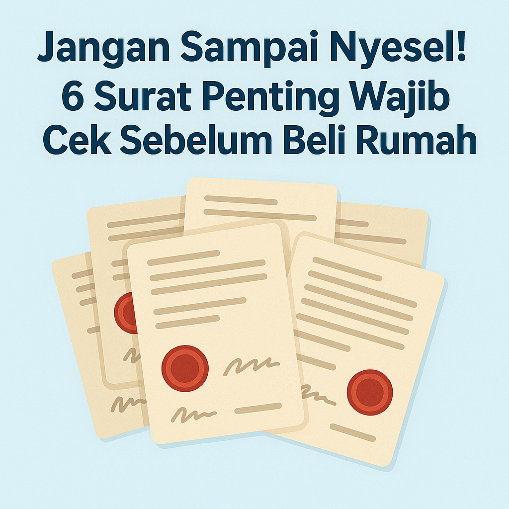 Jangan Sampai Nyesel! 6 Surat Penting Wajib Cek Sebelum Beli Rumah