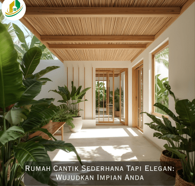 Rumah Cantik Sederhana Tapi Elegan